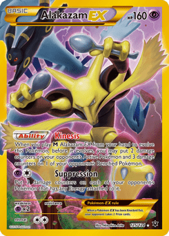 Alakazam-EX xy10-125 Rare Secret from Fates Collide Set