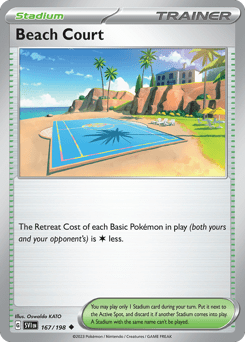 Beach Court sv1-167 Uncommon from Scarlet & Violet Set
