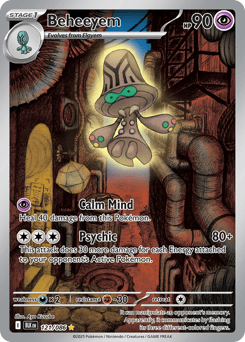 Beheeyem zsv10pt5-121 Illustration Rare from Black Bolt Set