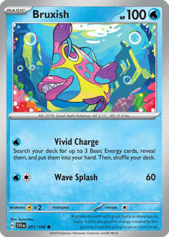 Bruxish sv1-51 Common from Scarlet & Violet Set