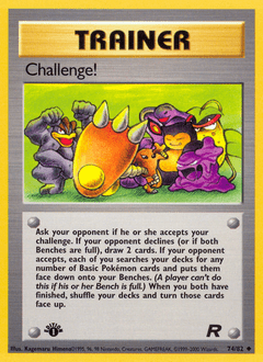 Challenge! base5-74 Uncommon from Team Rocket Set