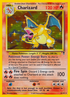 Charizard base6-3 Rare Holo from Legendary Collection Set