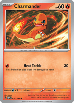 Charmander sv3-26 Common from Obsidian Flames Set