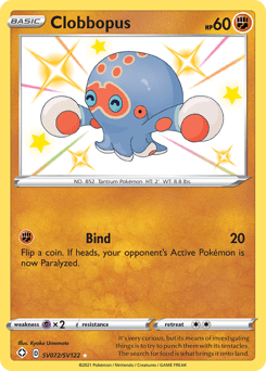 Clobbopus swsh45sv-SV072 Rare Shiny from Shining Fates Shiny Vault Set