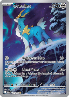 Cobalion zsv10pt5-144 Illustration Rare from Black Bolt Set