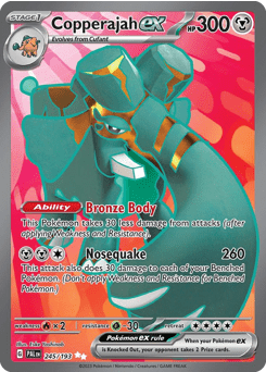 Copperajah ex sv2-245 Ultra Rare from Paldea Evolved Set