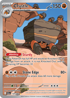 Crustle zsv10pt5-130 Illustration Rare from Black Bolt Set