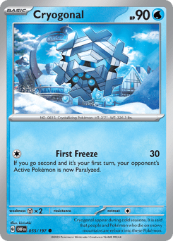 Cryogonal sv3-55 Common from Obsidian Flames Set