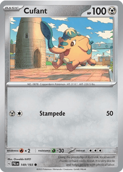 Cufant sv2-149 Common from Paldea Evolved Set