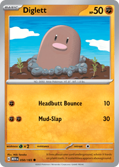 Diglett sv3pt5-50 Common from 151 Set