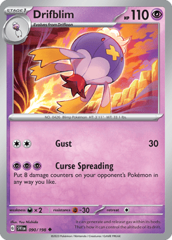 Drifblim sv1-90 Uncommon from Scarlet & Violet Set