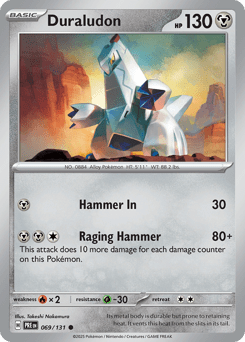 Duraludon sv8pt5-69 Common from Prismatic Evolutions Set