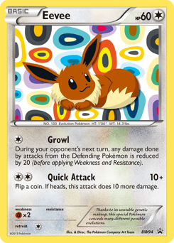 Eevee bwp-BW94 Promo from BW Black Star Promos Set
