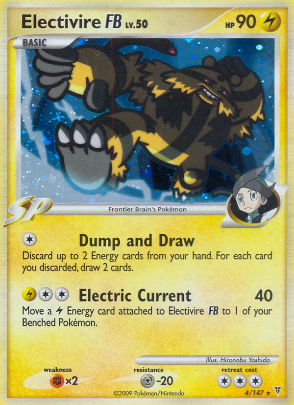 Electivire FB pl3-4 Rare Holo from Supreme Victors Set