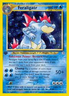 Feraligatr neo1-4 Rare Holo from Neo Genesis Set