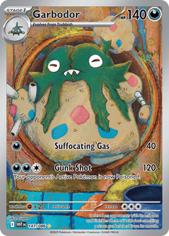 Garbodor rsv10pt5-141 Illustration Rare from White Flare Set