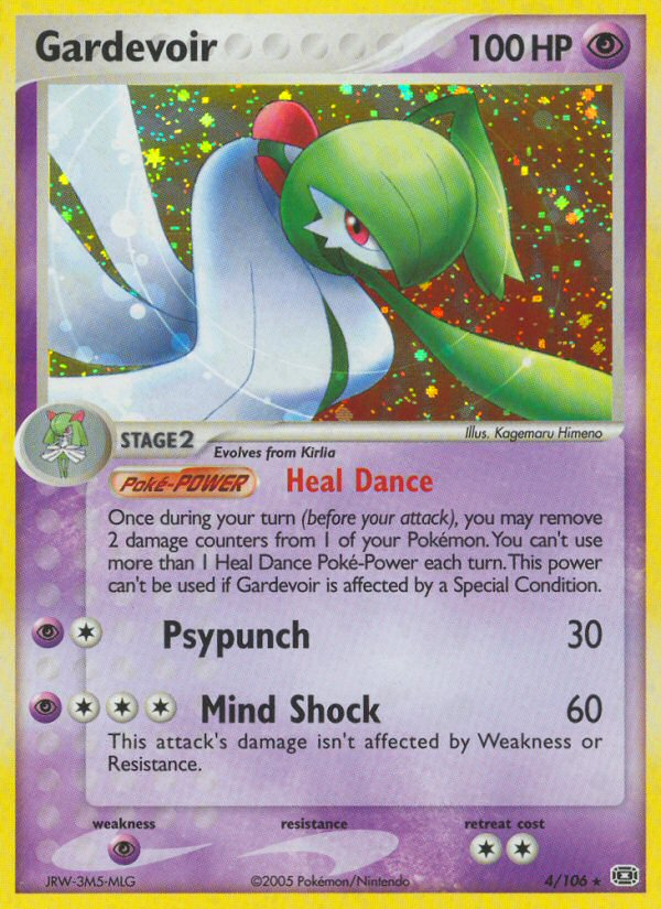 Gardevoir ex9-4 Rare Holo from Emerald Set