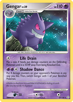 Gengar dp1-27 Rare from Diamond & Pearl Set