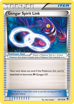 Gengar Spirit Link xy4-95 Uncommon from Phantom Forces Set
