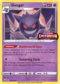 Gengar swshp-SWSH241 Promo from SWSH Black Star Promos Set