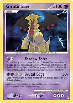 Giratina dp6-4 Rare Holo from Legends Awakened Set
