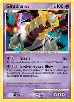 Giratina pl1-27 Rare from Platinum Set
