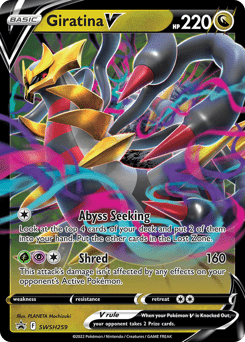 Giratina V swshp-SWSH259 Promo from SWSH Black Star Promos Set