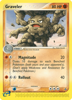 Graveler ex3-30 Uncommon from Dragon Set