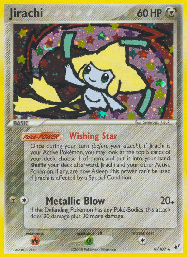Jirachi ex8-9 Rare Holo from Deoxys Set