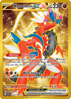Koraidon ex sv1-254 Hyper Rare from Scarlet & Violet Set