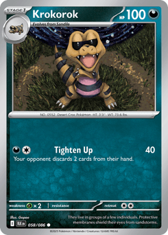 Krokorok zsv10pt5-58 Common from Black Bolt Set