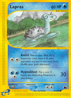 Lapras ecard3-71 Common from Skyridge Set