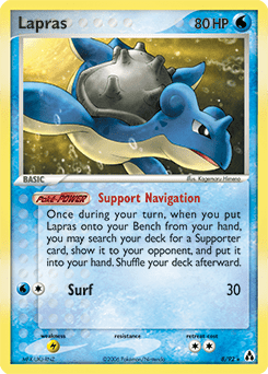 Lapras ex12-8 Rare Holo from Legend Maker Set