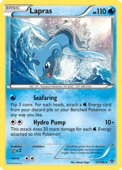 Lapras xy1-35 Rare Holo from XY Set