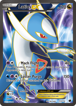 Latios-EX bw9-113 Rare Ultra from Plasma Freeze Set