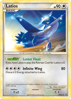 Latios hsp-HGSS11 Promo from HGSS Black Star Promos Set
