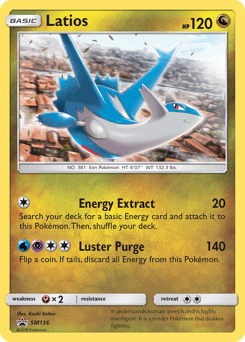 Latios smp-SM136 Promo from SM Black Star Promos Set