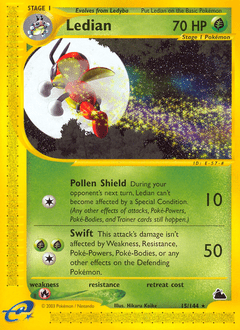 Ledian ecard3-15 Rare from Skyridge Set