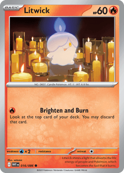 Litwick rsv10pt5-16 Common from White Flare Set