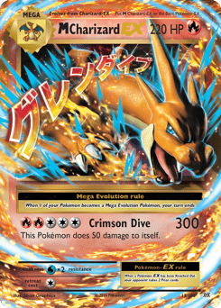 M Charizard-EX xy12-13 Rare Holo EX from Evolutions Set
