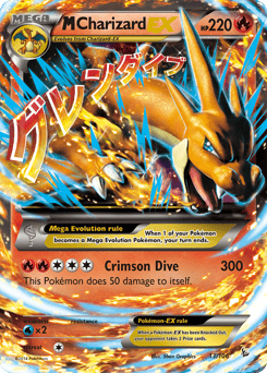 M Charizard-EX xy2-13 Rare Holo EX from Flashfire Set
