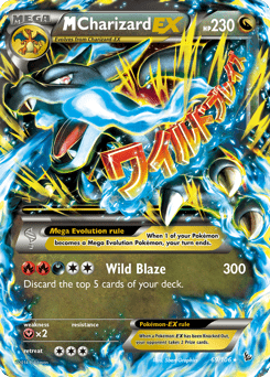 M Charizard-EX xy2-69 Rare Holo EX from Flashfire Set