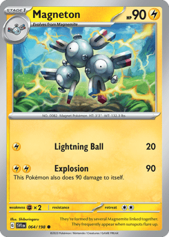Magneton sv1-64 Common from Scarlet & Violet Set