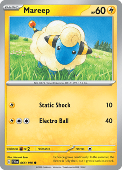 Mareep sv1-66 Common from Scarlet & Violet Set