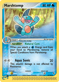 Marshtomp ex1-41 Uncommon from Ruby & Sapphire Set