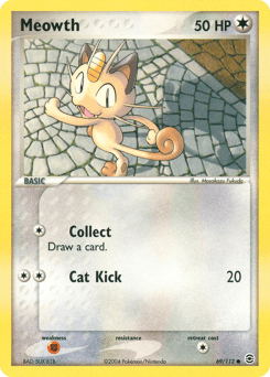 Meowth ex6-69 Common from FireRed & LeafGreen Set