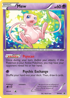 Mew bwp-BW98 Promo from BW Black Star Promos Set