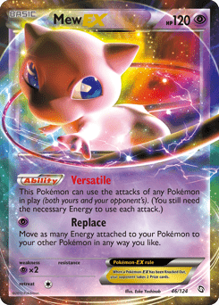 Mew-EX bw6-46 Rare Holo EX from Dragons Exalted Set