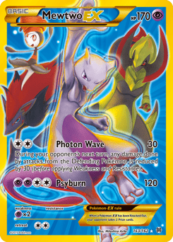 Mewtwo-EX xy8-163 Rare Secret from BREAKthrough Set