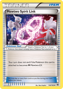 Mewtwo Spirit Link xy8-144 Uncommon from BREAKthrough Set